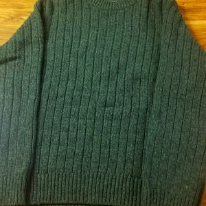 SOLD L. L. Bean Wool Cable knit sweater